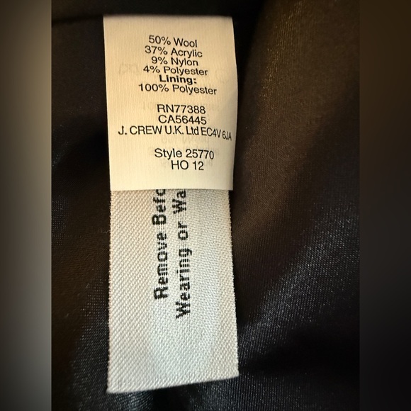 NEW J.Crew Cropped Tweed Dream Jacket – Size 6 - Picture 9 of 9